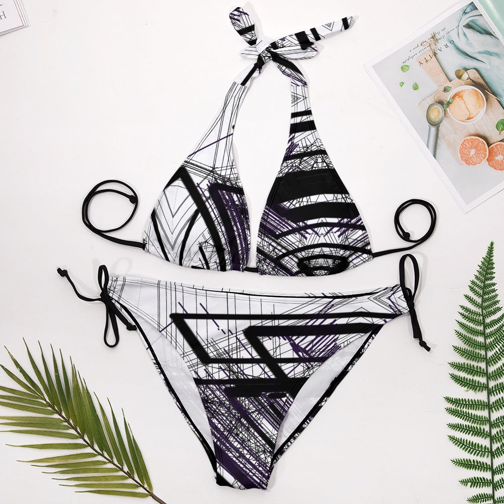 Plus size bikini swimsuit