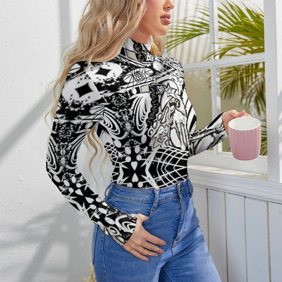 Women's Turtleneck Long Sleeve Bodysuit