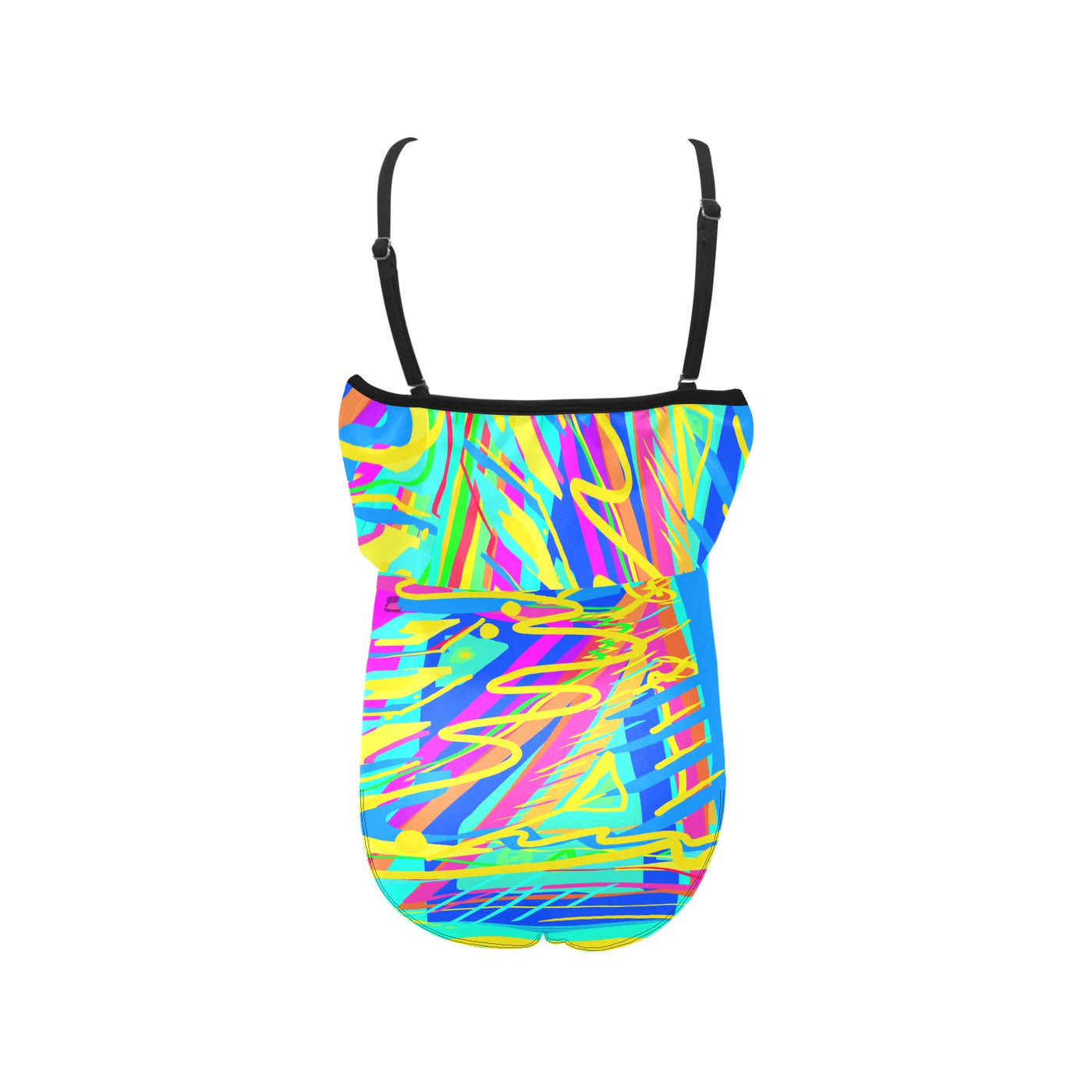 Kids' Spaghetti Strap Ruffle Swimsuit