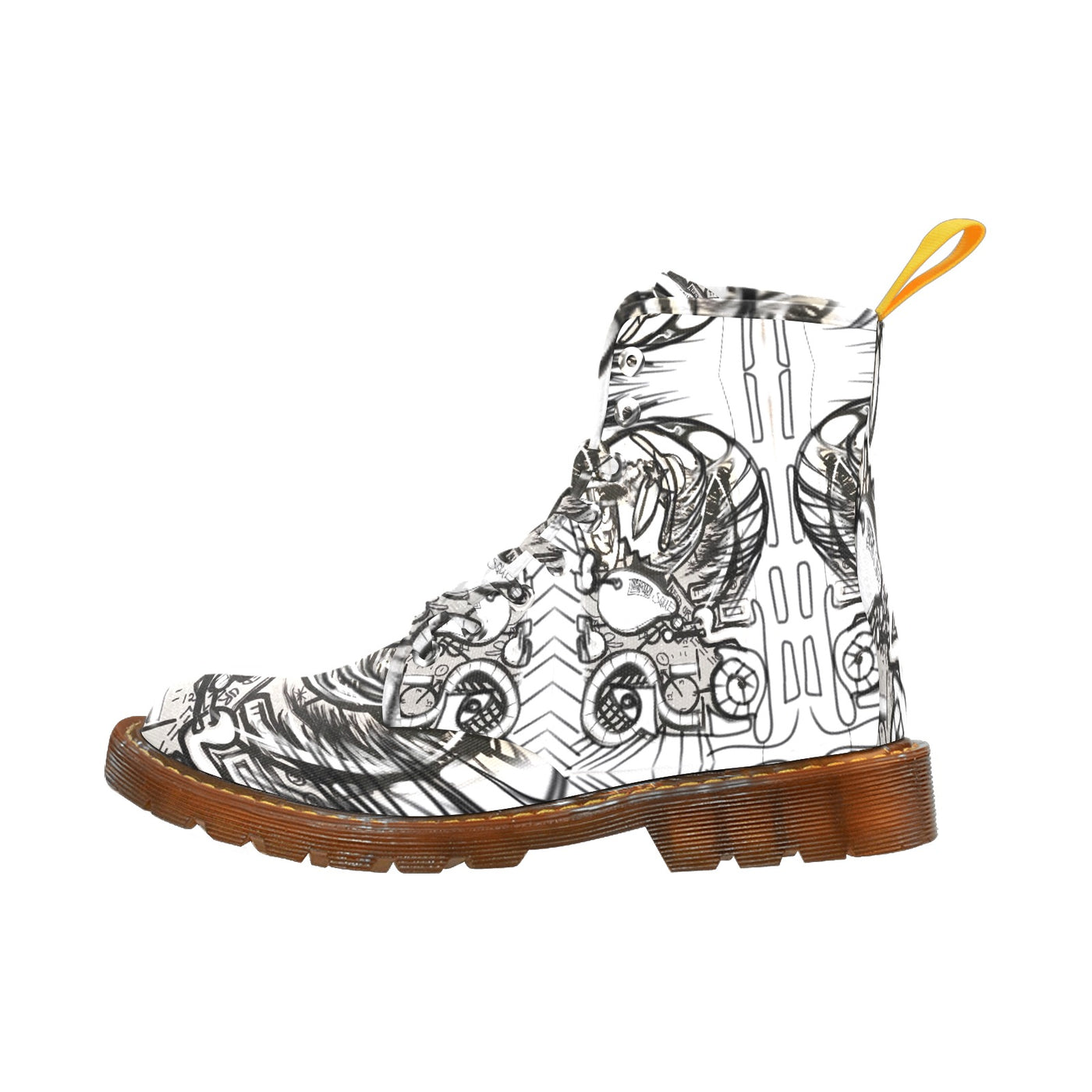 Men's Lace Up Canvas Boots