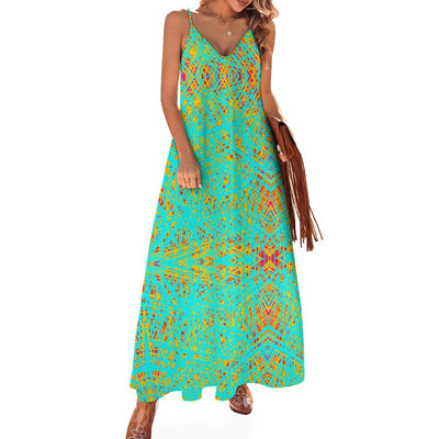 Sling Ankle Long Dress