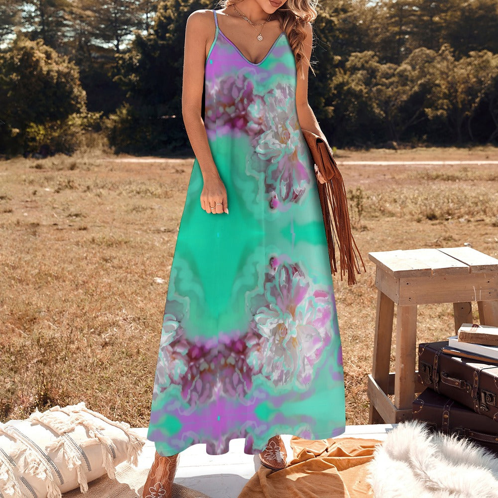 Sling Ankle Long Dress