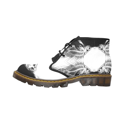 Men's Canvas Chukka Boots abstract art