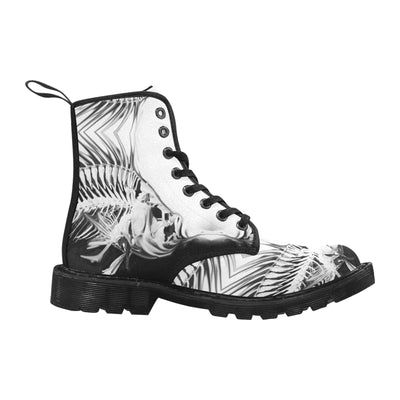 Canvasstiefeletten zum Schnüren für Damen