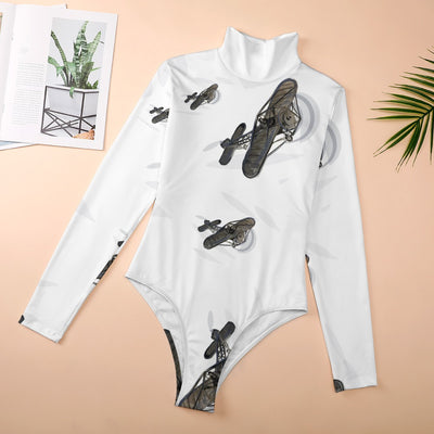 Women's Turtleneck Long Sleeve Bodysuit