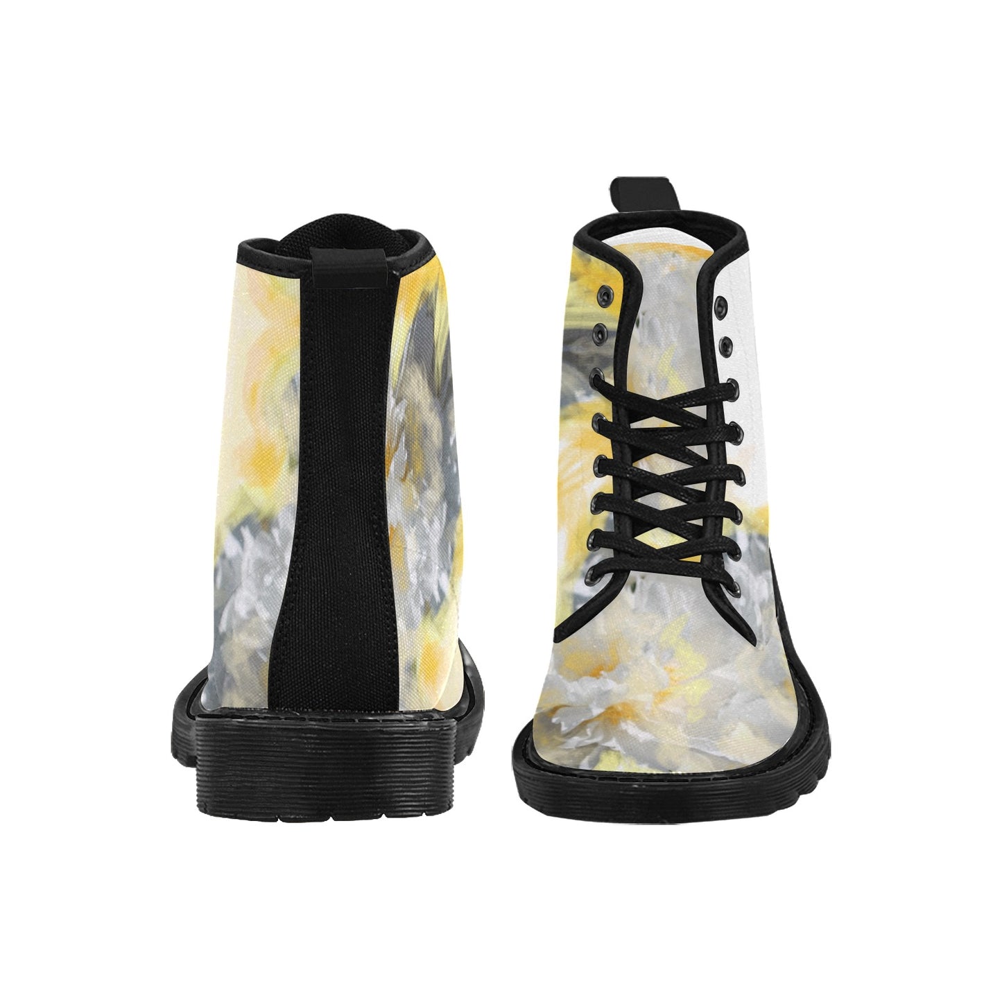 Women's Lace Up Canvas Boots
