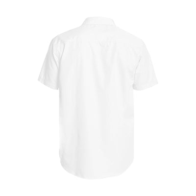 Men's Short Sleeve Shirt With Lapel Collar