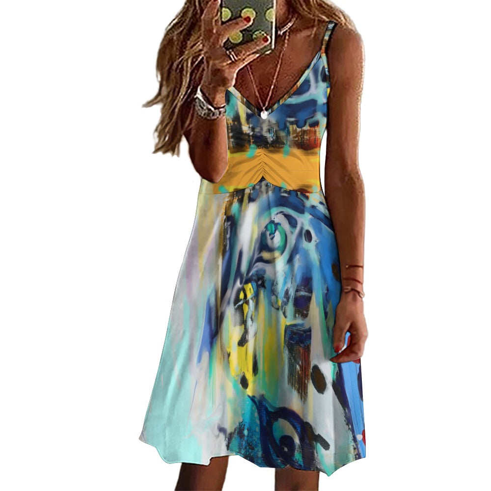 Long suspender dress