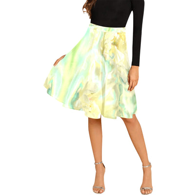 Plissierter Midirock für Damen