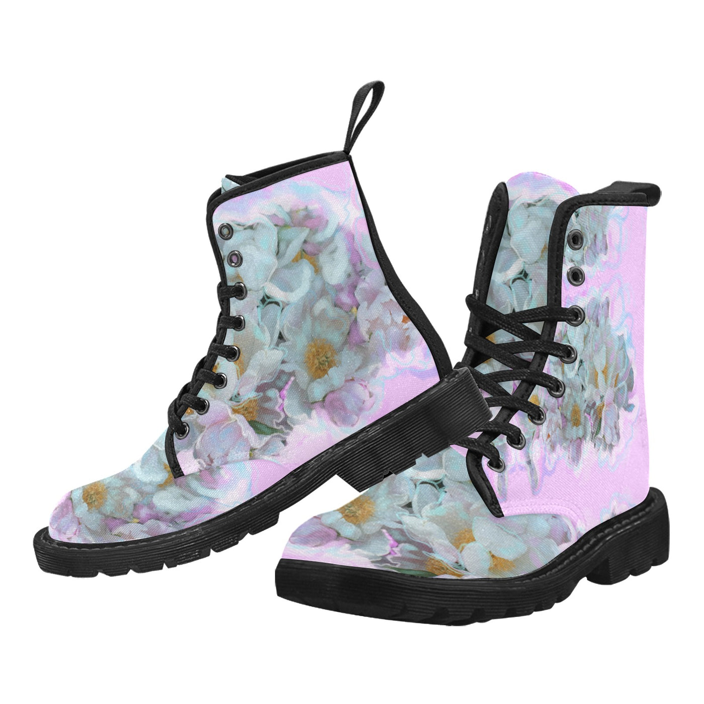 Canvasstiefeletten zum Schnüren für Damen