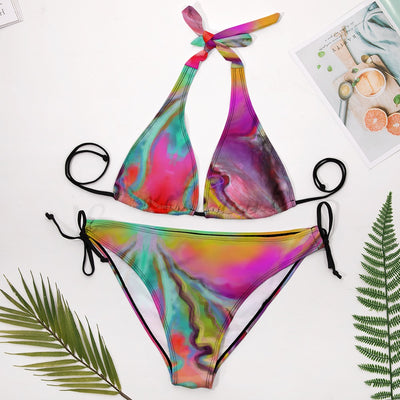 Plus size bikini swimsuit