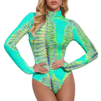 Women's Turtleneck Long Sleeve Bodysuit