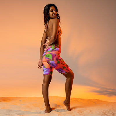 Orchid Biker Shorts
