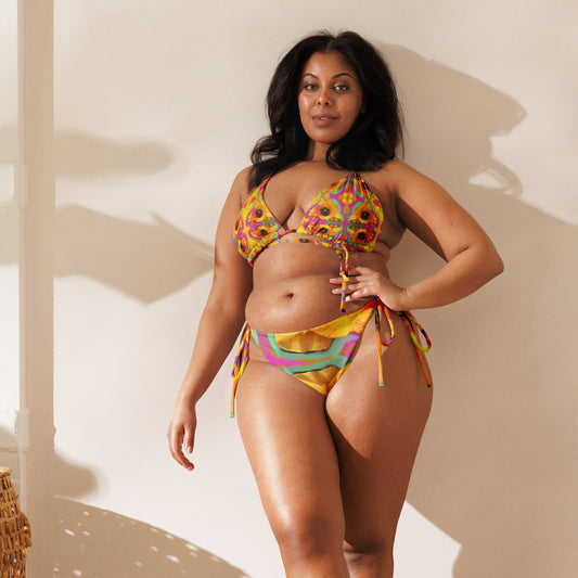 Recycelter String-Bikini