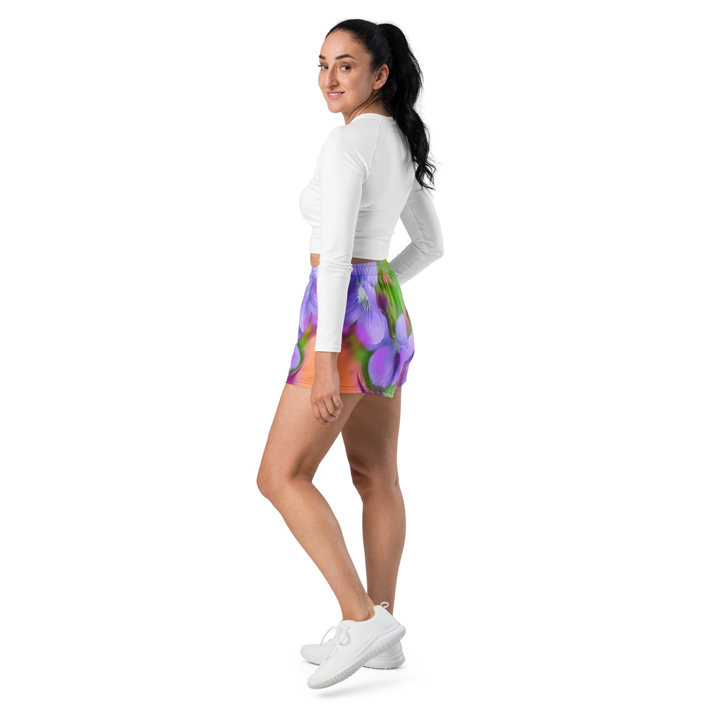 Recycelte Sportshorts für Damen