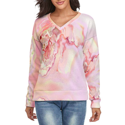 Women's V-Neck Long Sleeve Sweater