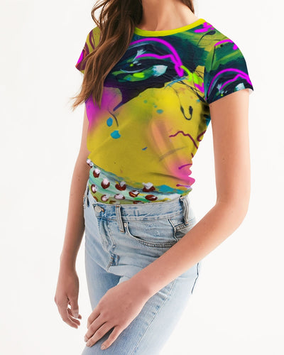Abstract Yellow Women's Tee