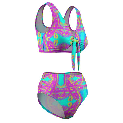 2-Piece Knotted Bikini Swimsuit