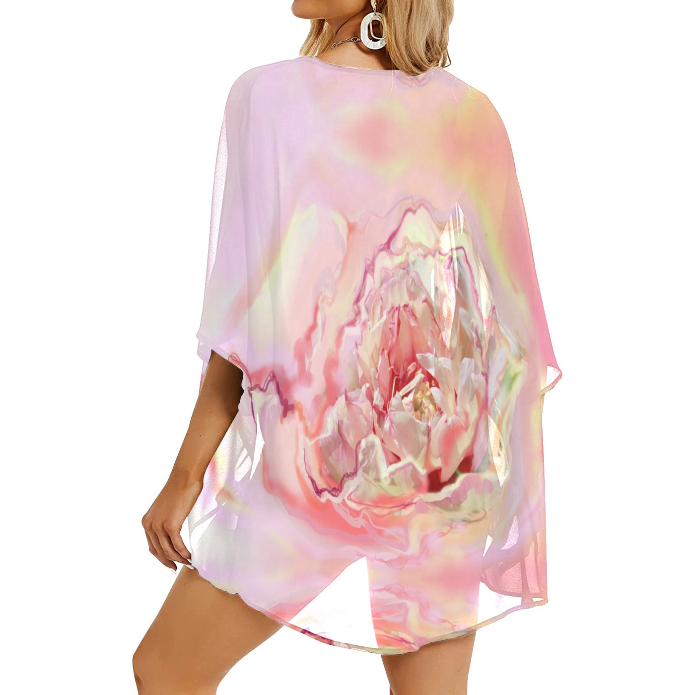 Women's Kimono Chiffon Cover Up