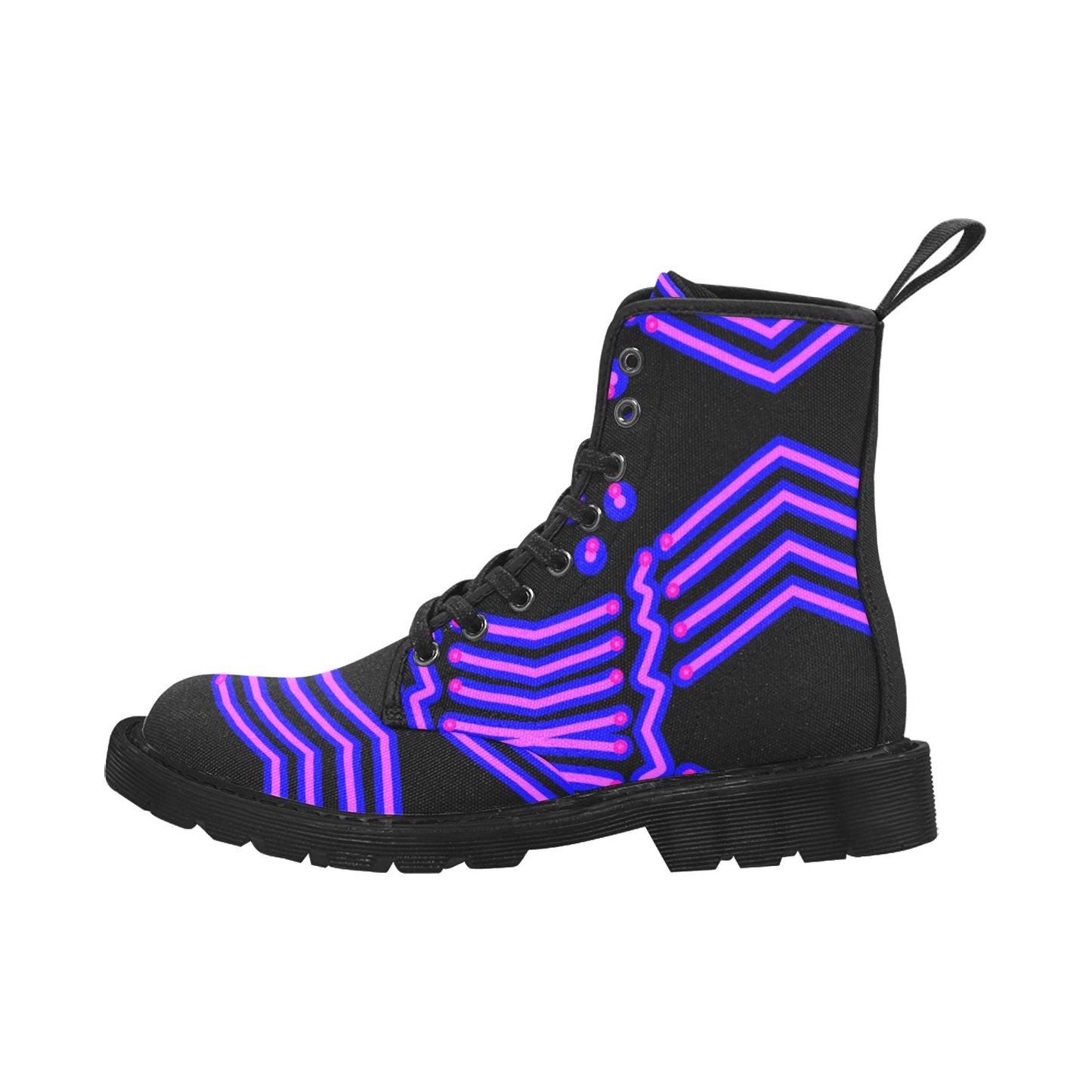 Herren-Schnürstiefel aus Canvas