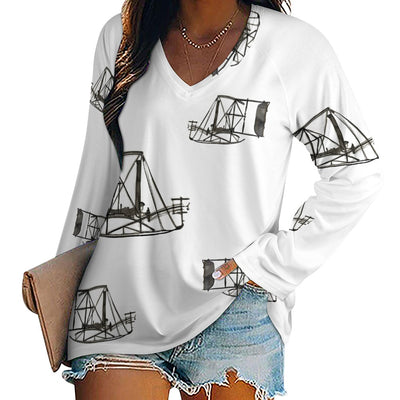 Women's Long sleeve loose tee