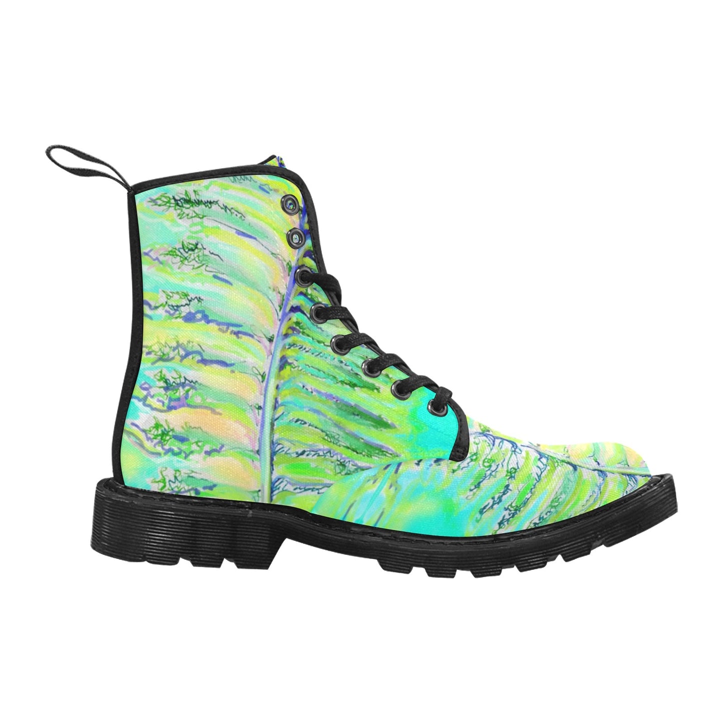 Women's Lace Up Canvas Boots