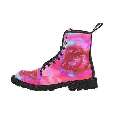 Damen-Schnürstiefel aus Canvas