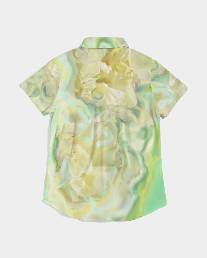Women's Short Sleeve Button Up
