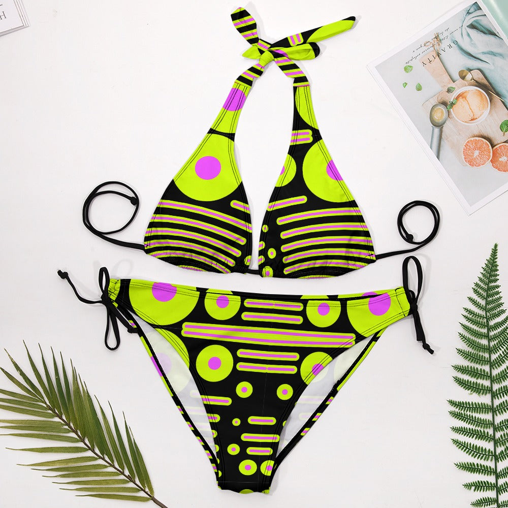 Plus size bikini swimsuit