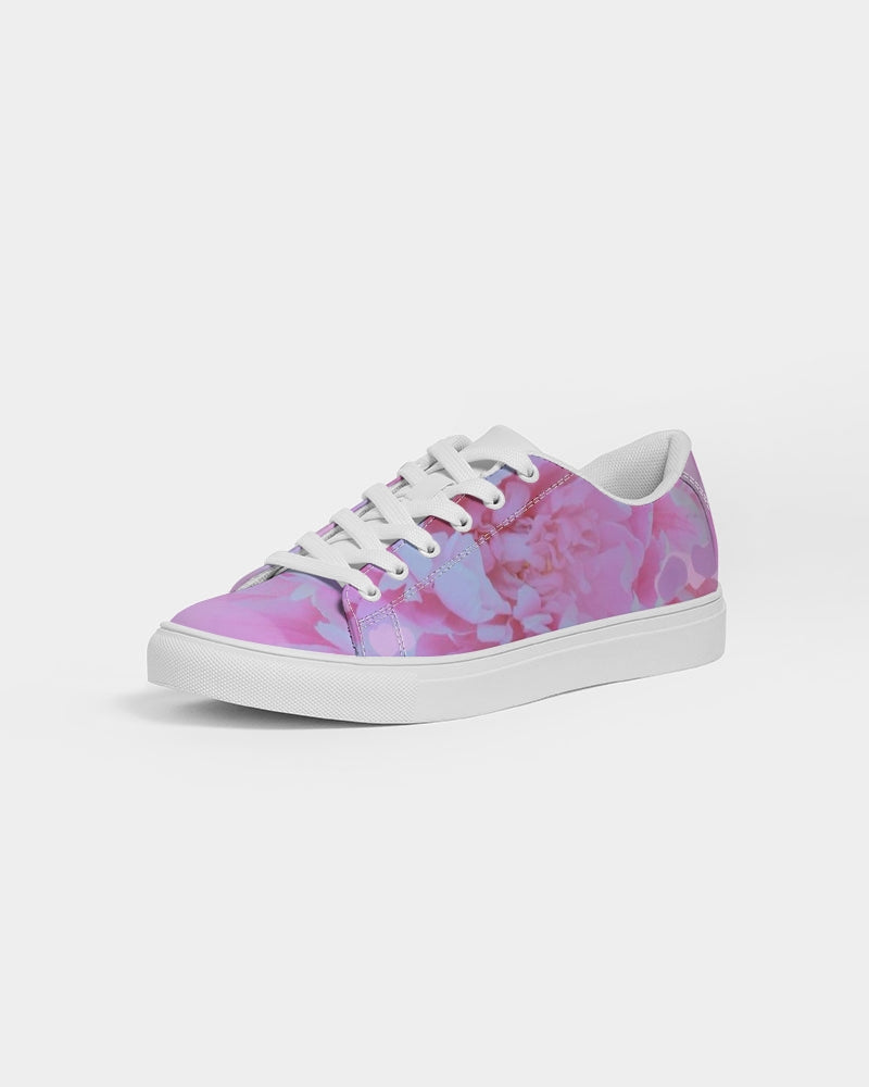 Pink Peony Herren-Sneaker aus Kunstleder