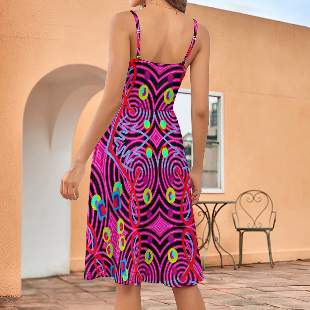 Long suspender dress