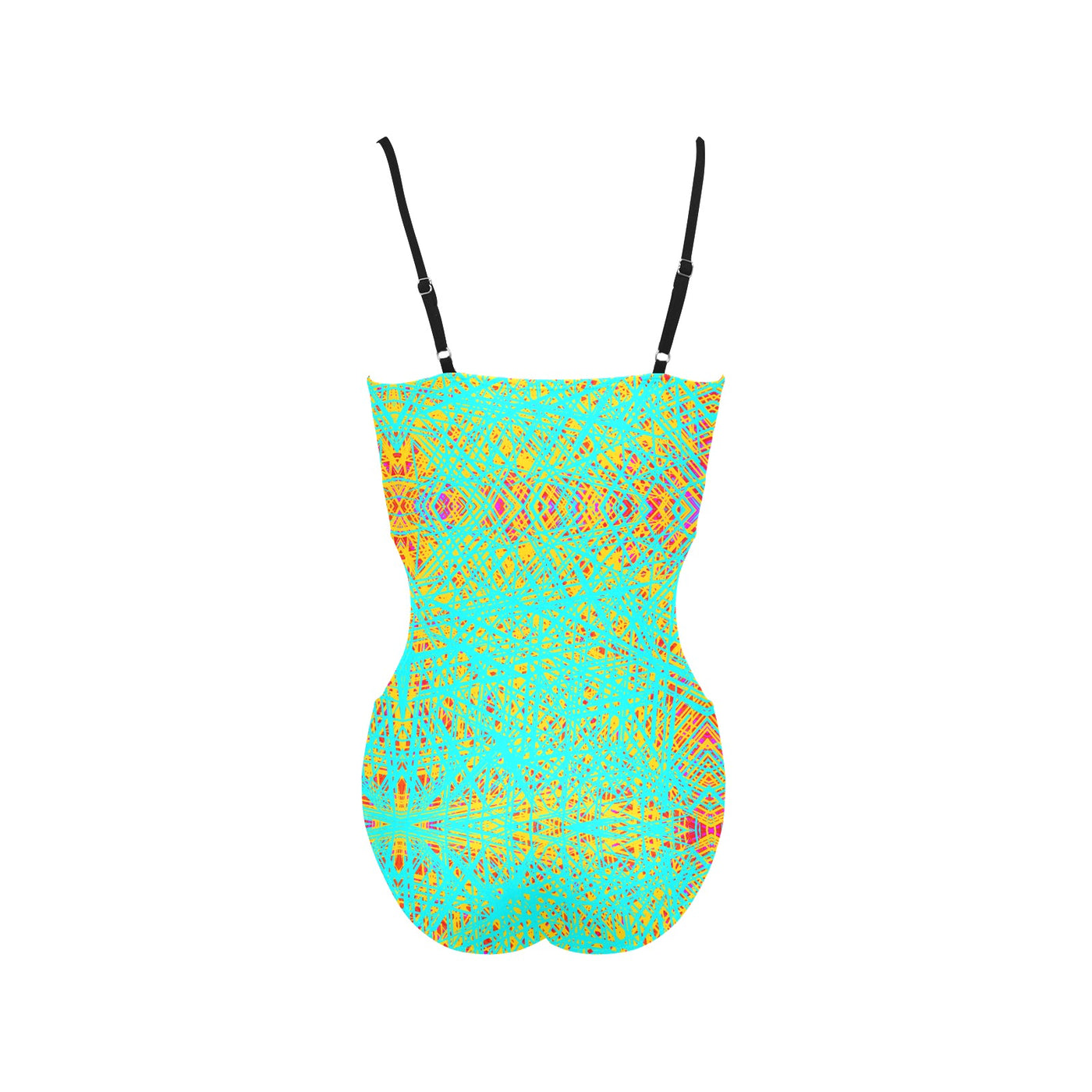 Women's Spaghetti Strap Cut Out Sides Swimsuit