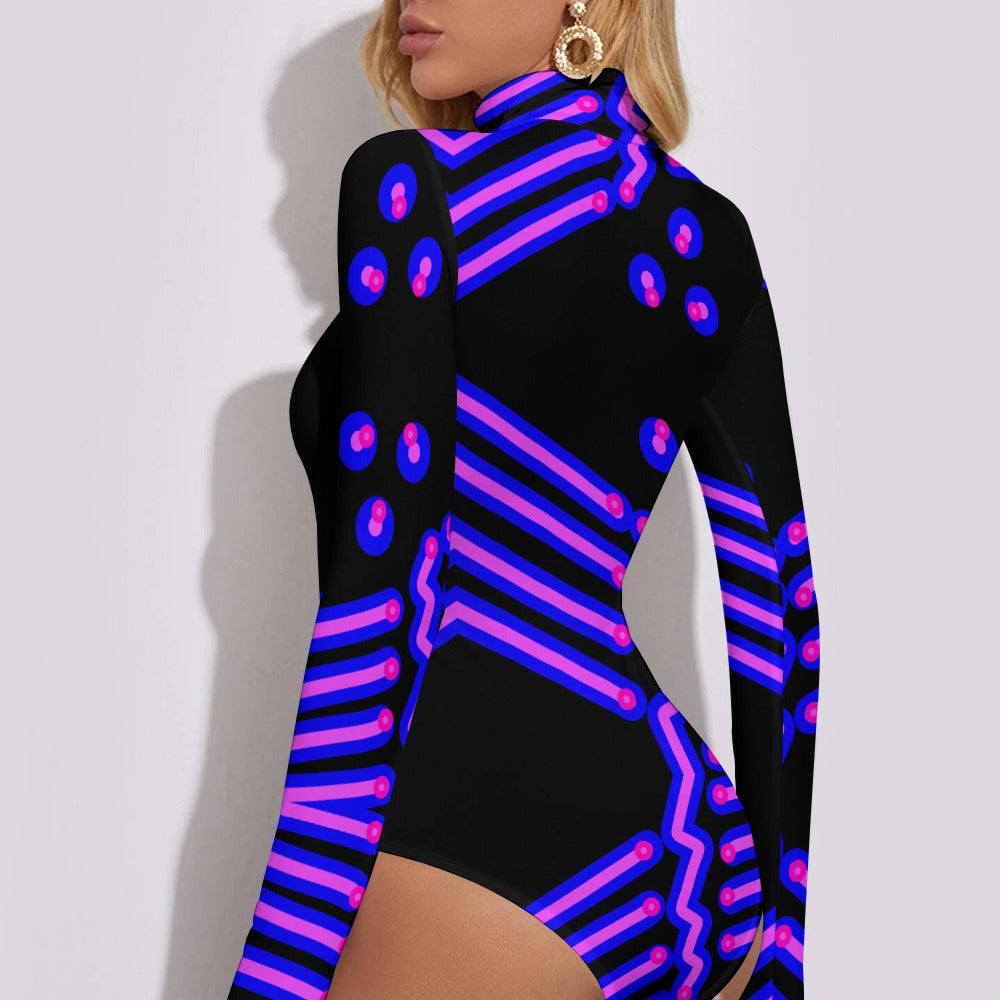 Women's Turtleneck Long Sleeve Bodysuit