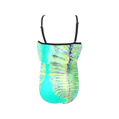 Kids' Spaghetti Strap Ruffle Swimsuit