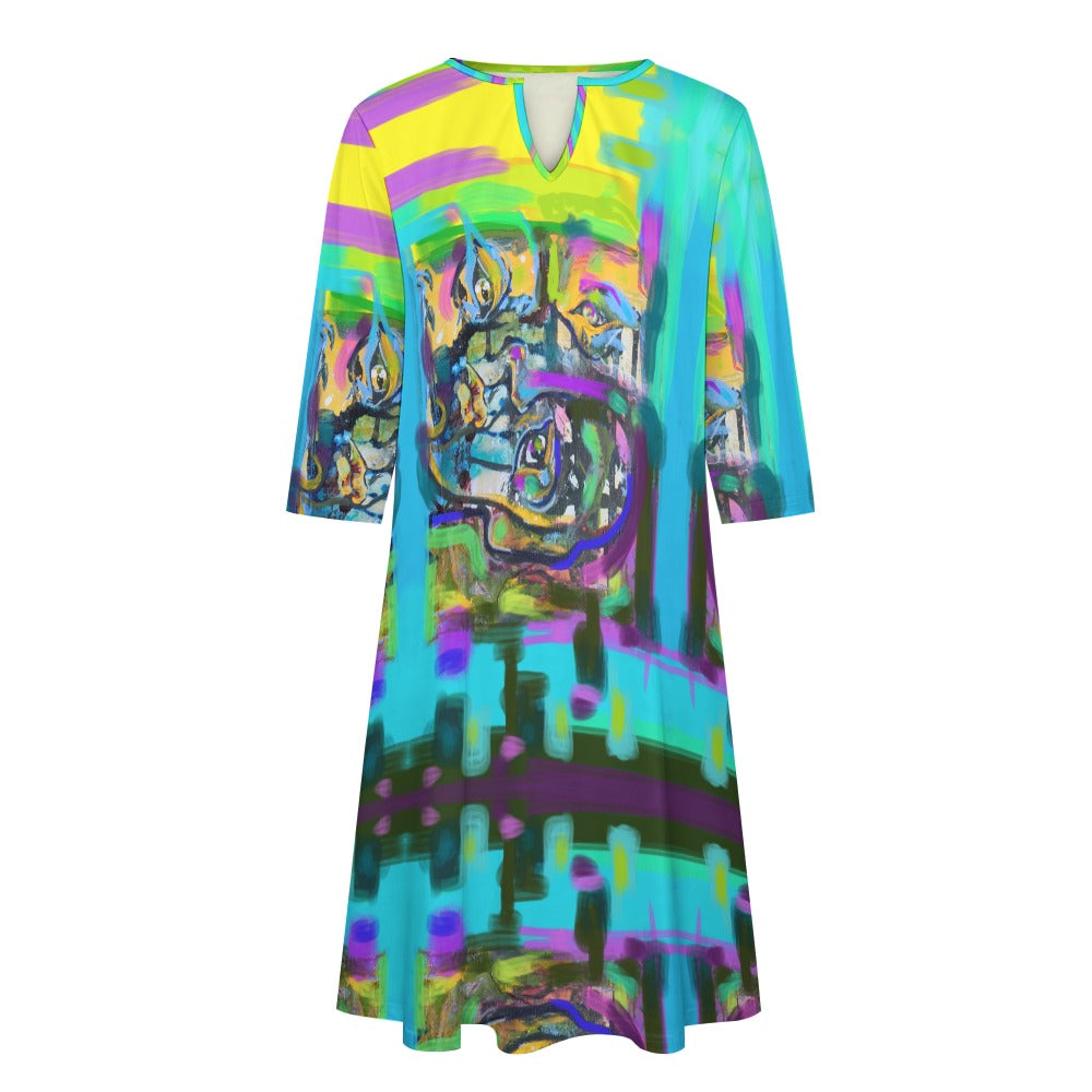 Artsy Dress with Pockets