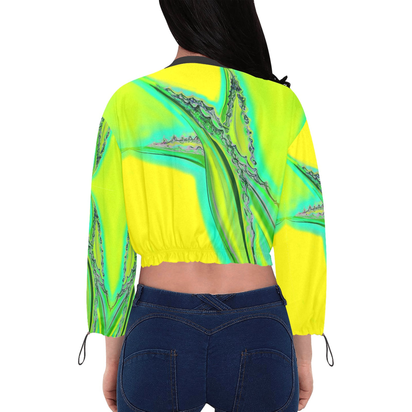 Women's Chiffon Cropped Jacket