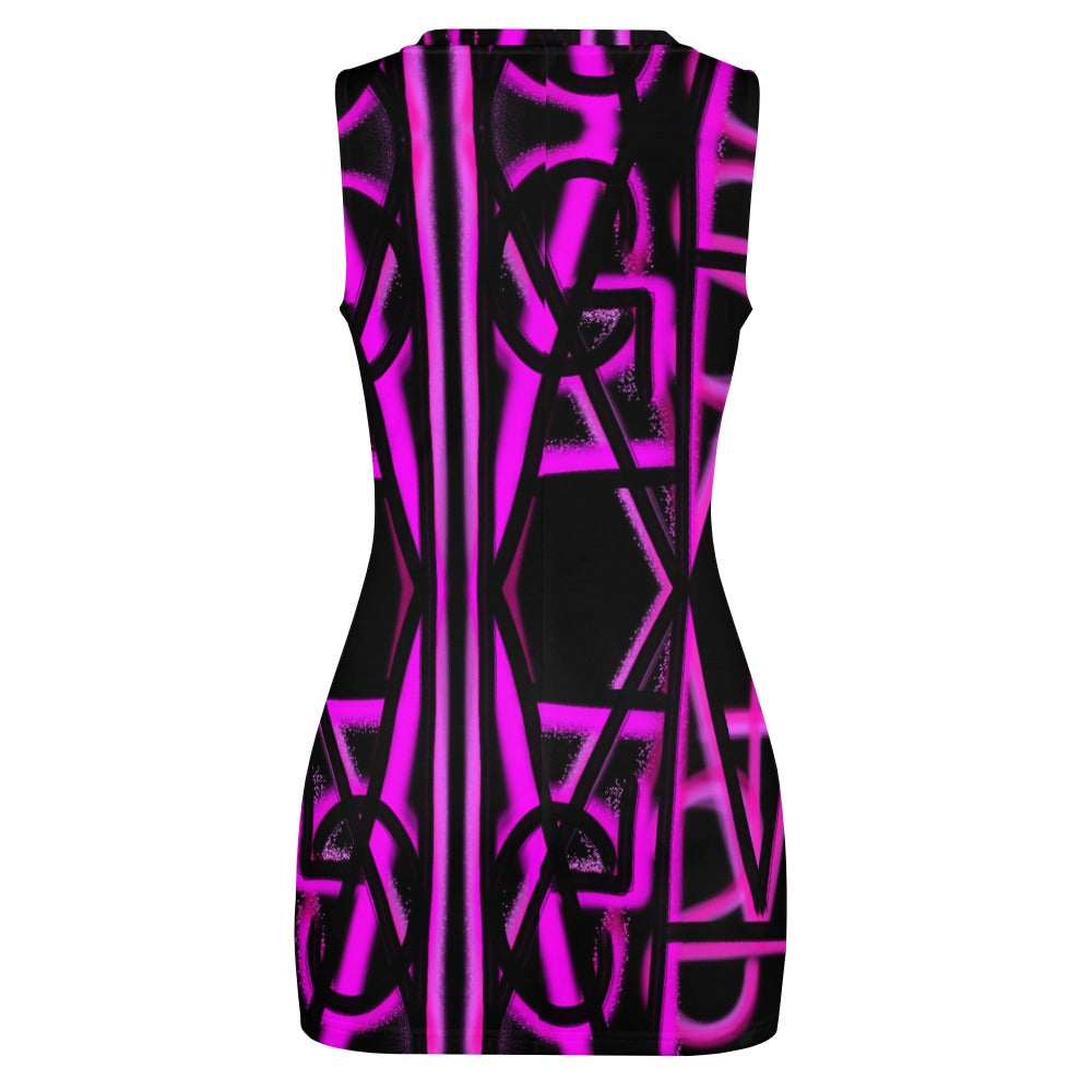 Navel-Baring Cross-Fit Hip Skirt