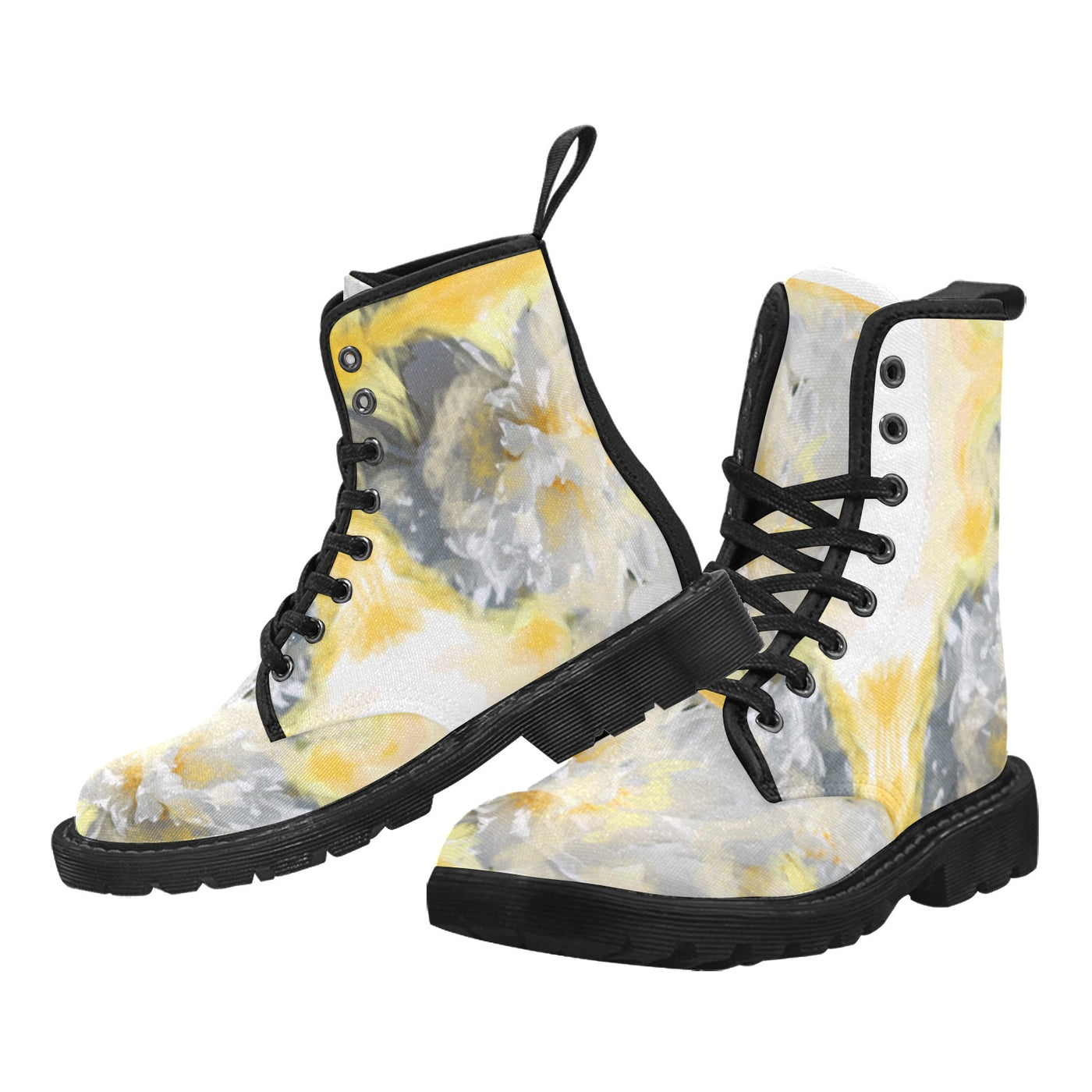 Canvasstiefeletten zum Schnüren für Damen