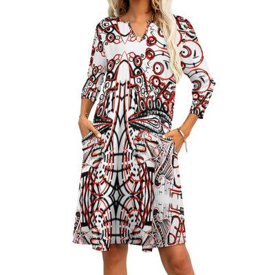 Artsy Dress with Pockets