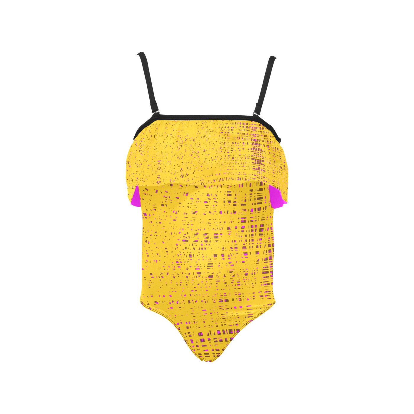 Kids' Spaghetti Strap Ruffle Swimsuit