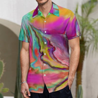 Bright Vibrant Bold short sleeved shirt