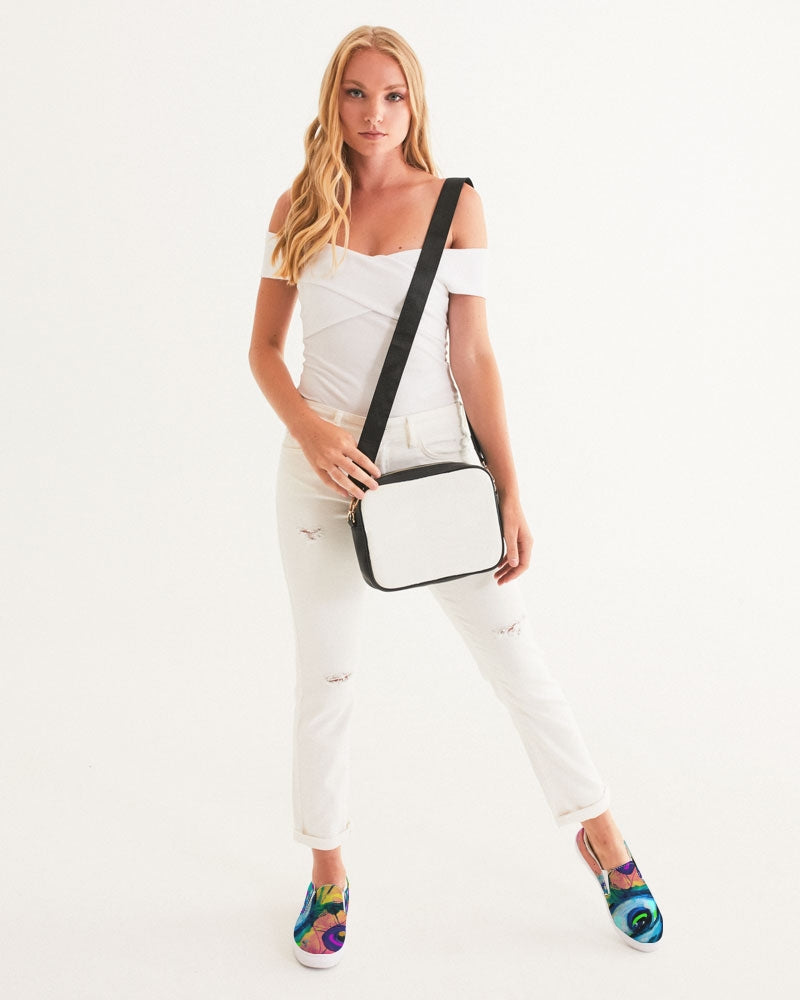 Eye Abstraction Women's Slip-On Canvas Shoe