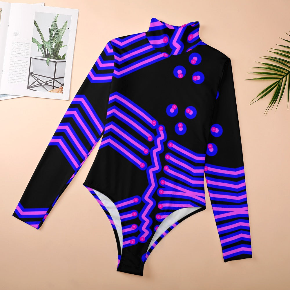Women's Turtleneck Long Sleeve Bodysuit