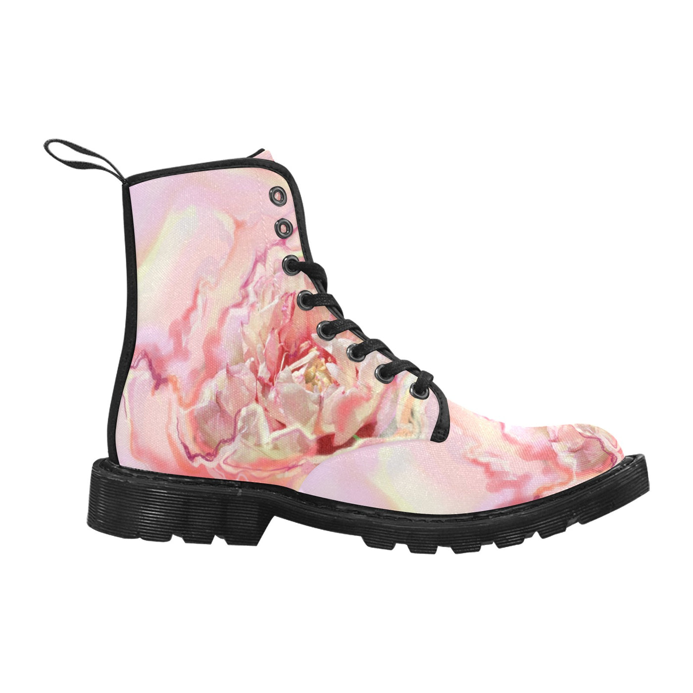 Women's Lace Up Canvas Boots