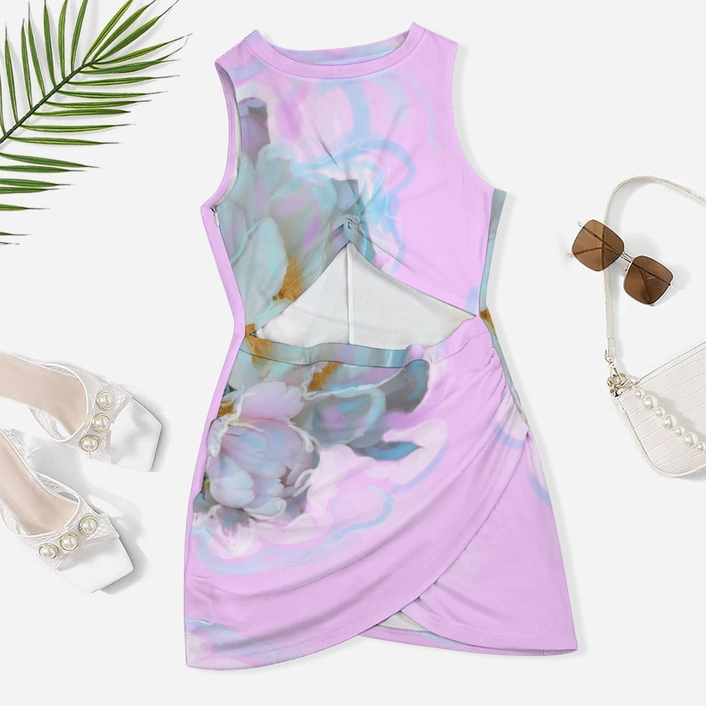 Navel-Baring Cross-Fit Hip Skirt