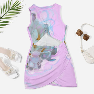 Navel-Baring Cross-Fit Hip Skirt