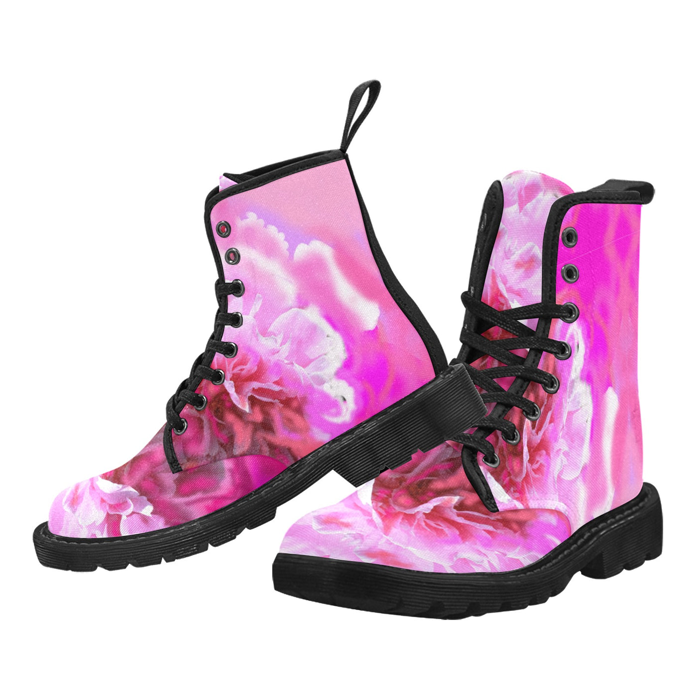 Canvasstiefeletten zum Schnüren für Damen