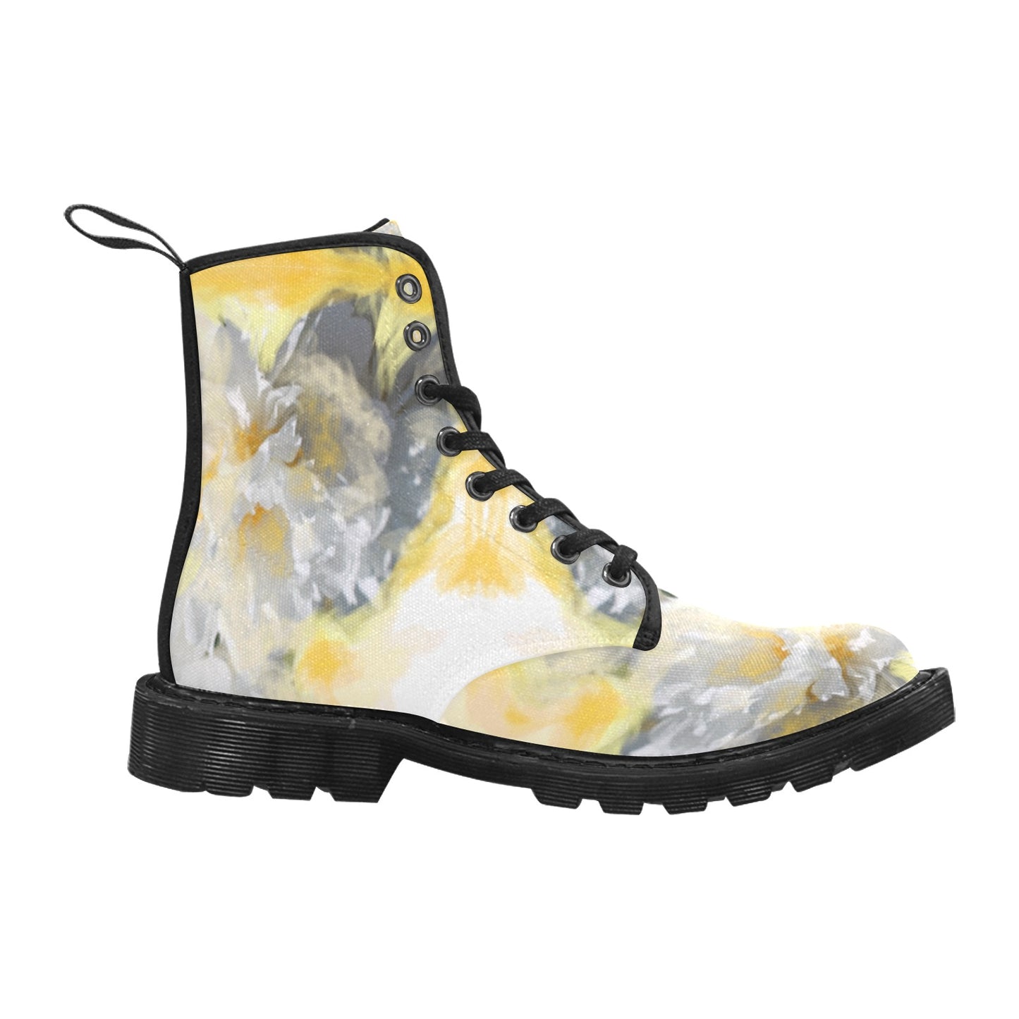 Women's Lace Up Canvas Boots