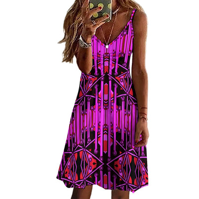 Long suspender dress