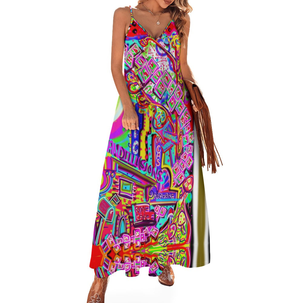 Sling Ankle Long Dress